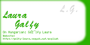 laura galfy business card